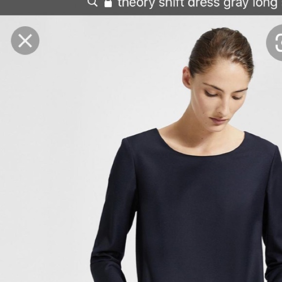 Theory shift dress with pockets. - Picture 3 of 4